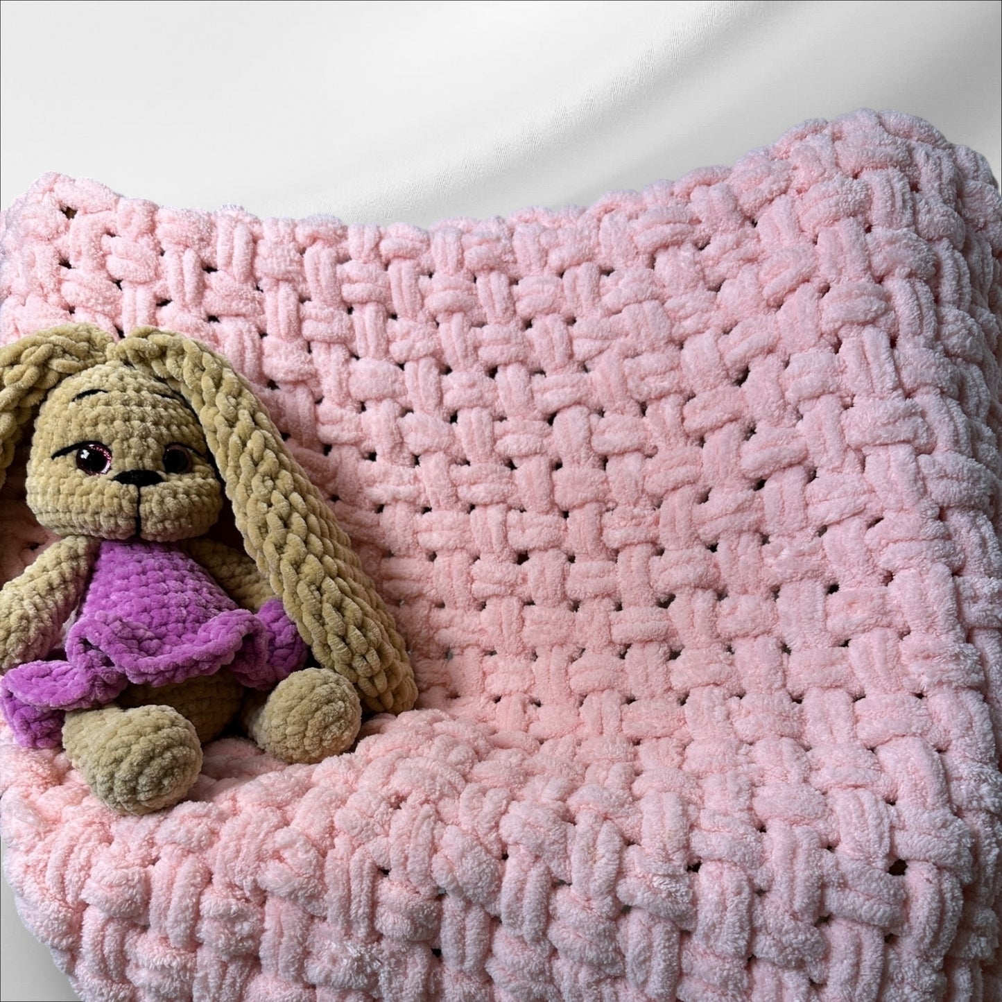 Cloudsoft Cozy Blanket – Hand-Woven Baby Blanket | Soft Chenille Cozy Blanket